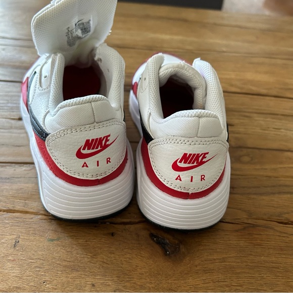 Nike Air Force 1 AF1 white shoes sneakers court white pink black worn once 6 W - Picture 9 of 13